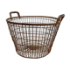Large metal harvesting pan 50s