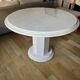Travertine dining table