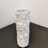 Vintage white biscuit vase Bareuther Germany