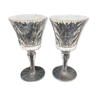 Cristal de Saint Louis, series of 2 white wine glasses Camargue model