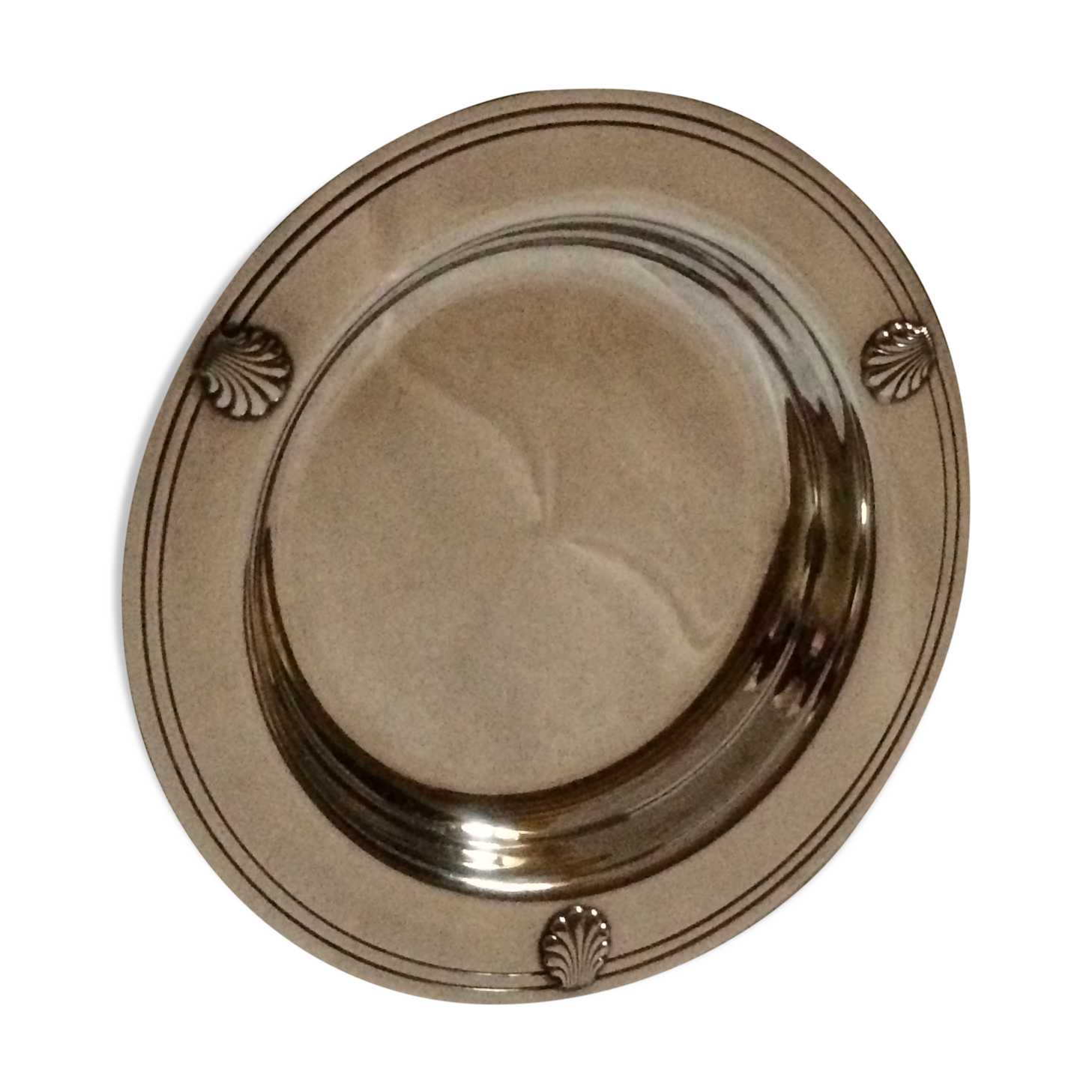 Ercuis silver metal bottle underside