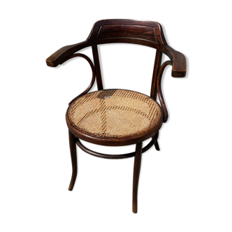 Fauteuil de bureau canné Mundus 1900