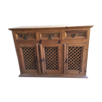 Buffet mexicain en bois