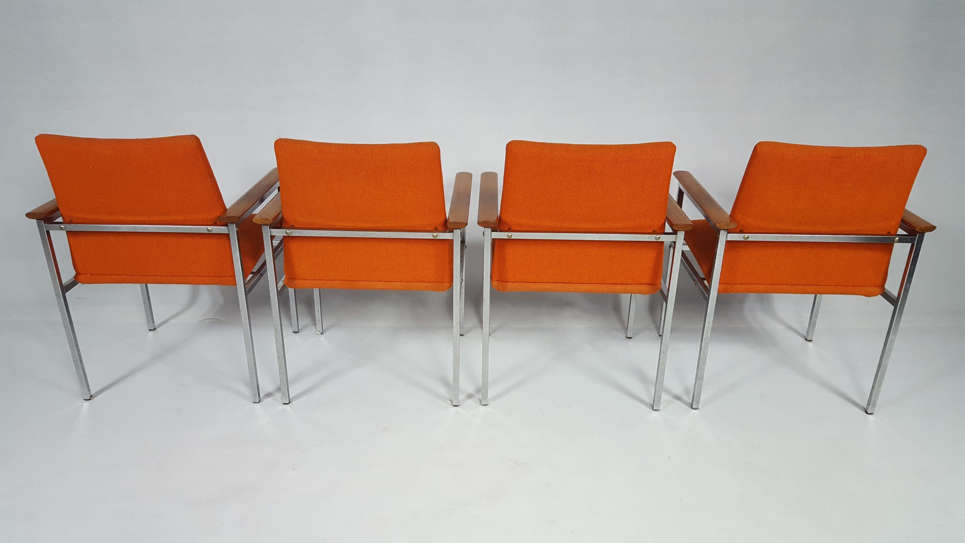 Set of 4 armchairs by Sigvard Bernadotte