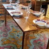Farm table in sold oak