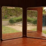 Triptyque miroir de barbier - 60x24cm