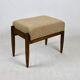 Vintage Beige boucle Stool by Homa, 1970s