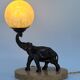 Old art deco elephant night light bedside lamp
