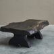 Sculptural coffee table in solid wood with natural edges, Europe, 1960s.