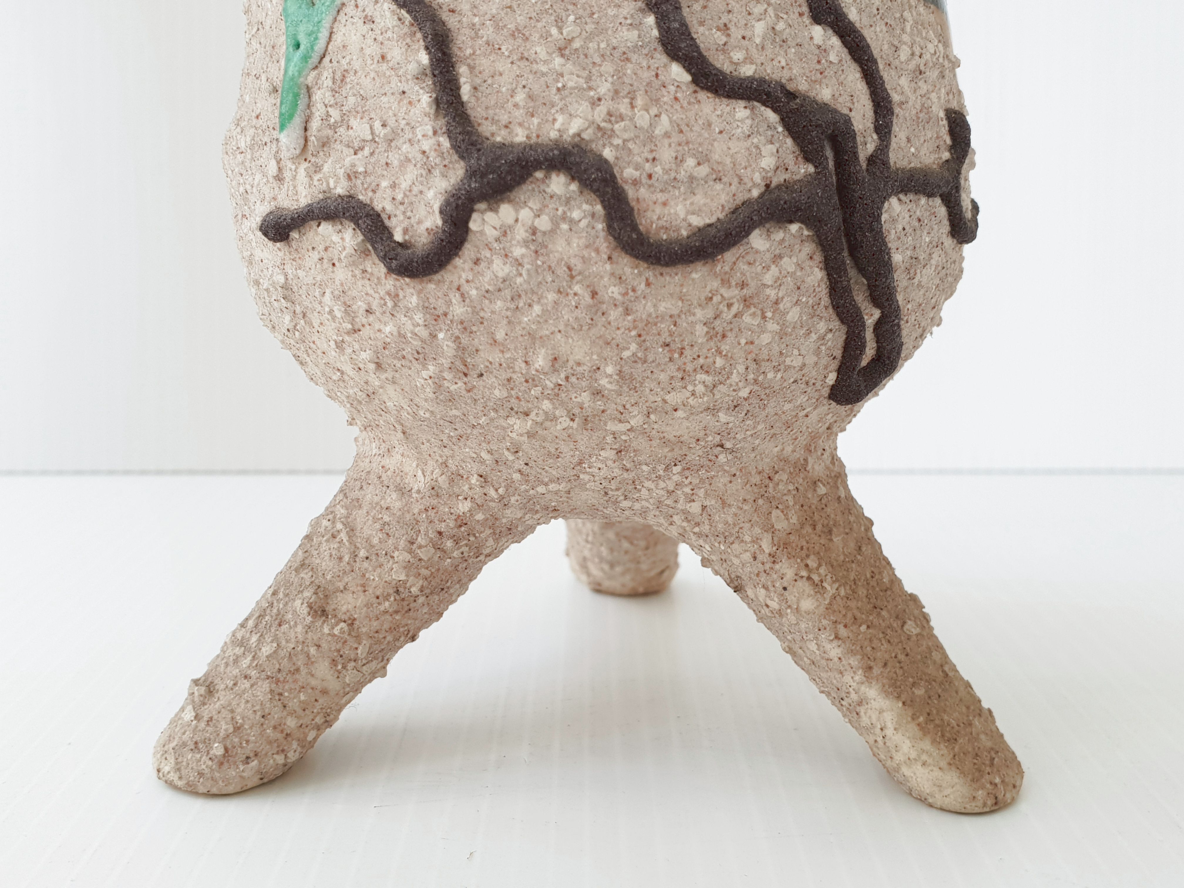 1950 vintage vase by Gabriel Fourmaintraux