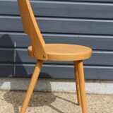 5 chaises BAUMANN « MONDOR » hêtre clair