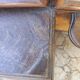 Rocaille dressing table marble top, one drawer