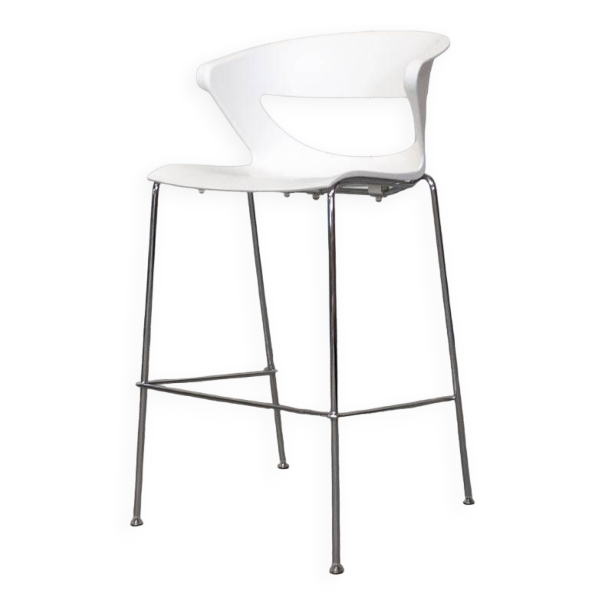 Kicca Stool High Stool from Kastel in White plastic