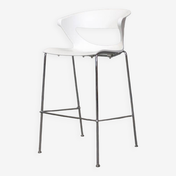 Kicca Stool High Stool from Kastel in White plastic