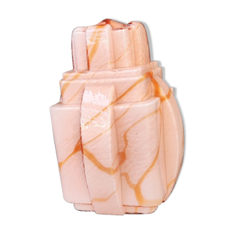 Antique lamp retro art deco skyscraper building 30s