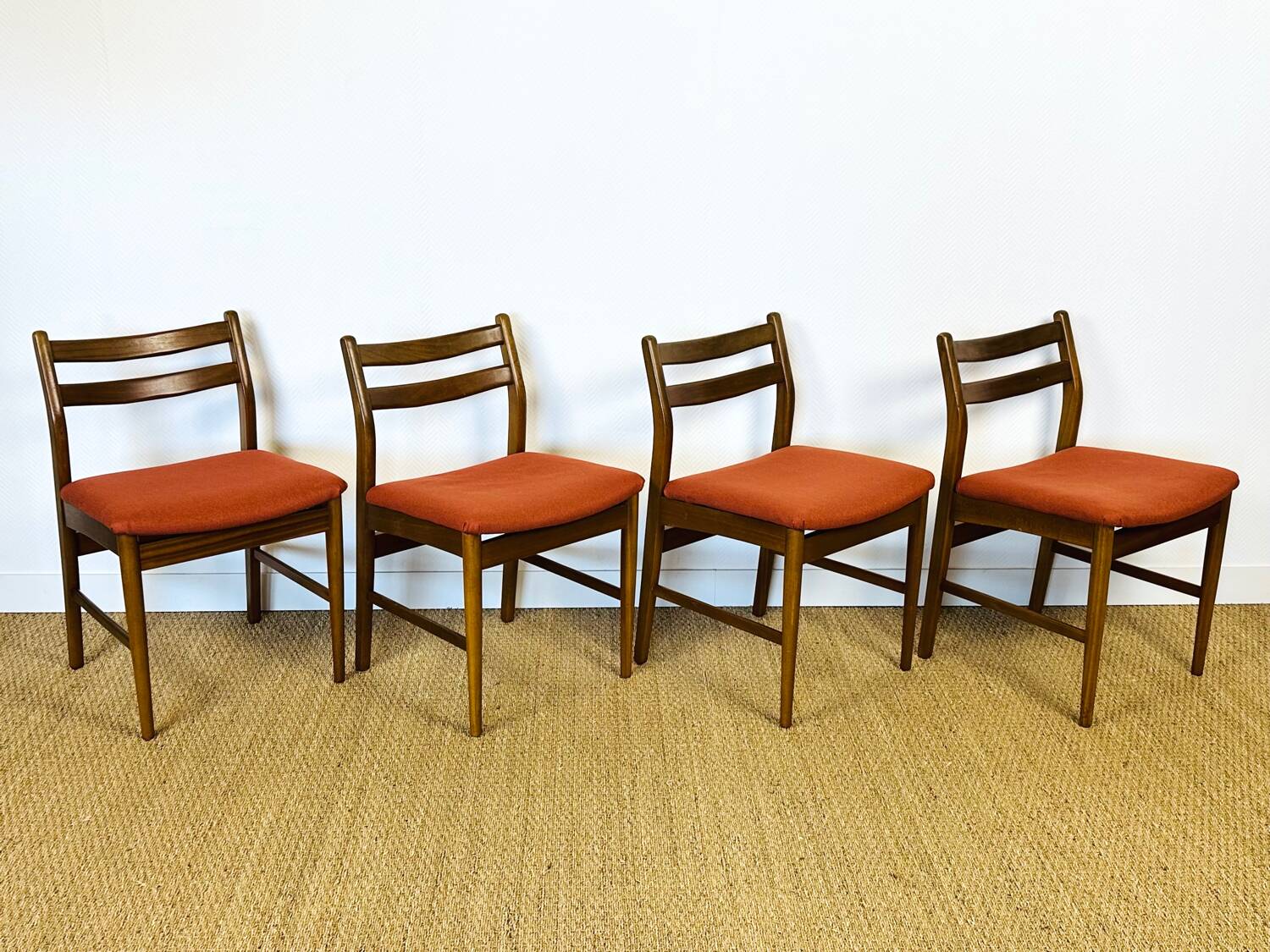 4 Scandinavian chairs 1960