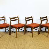 4 Scandinavian chairs 1960