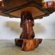 Table brutaliste tronc ancienne loupe d'orme