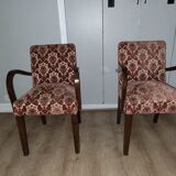 Pair armchairs bridge