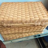 Vintage wicker case