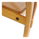 Birger Larsson, coffee table / side table, teak, oak and rattan. Modern Scandinavian.