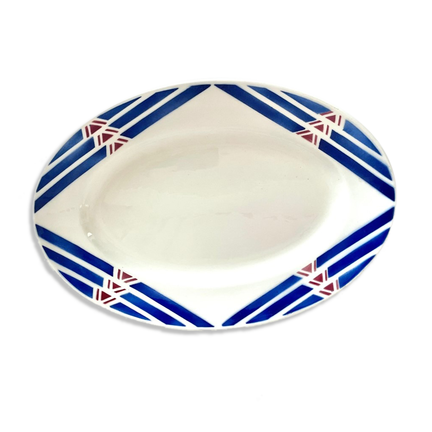 Flat oval Badonviller model Stella
