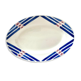 Plat oval Badonviller modèle Stella