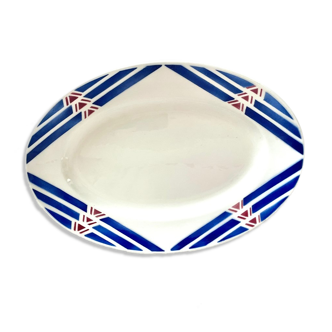 Flat oval Badonviller model Stella