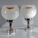 Paire de lampes de table grands globes Murano 70’