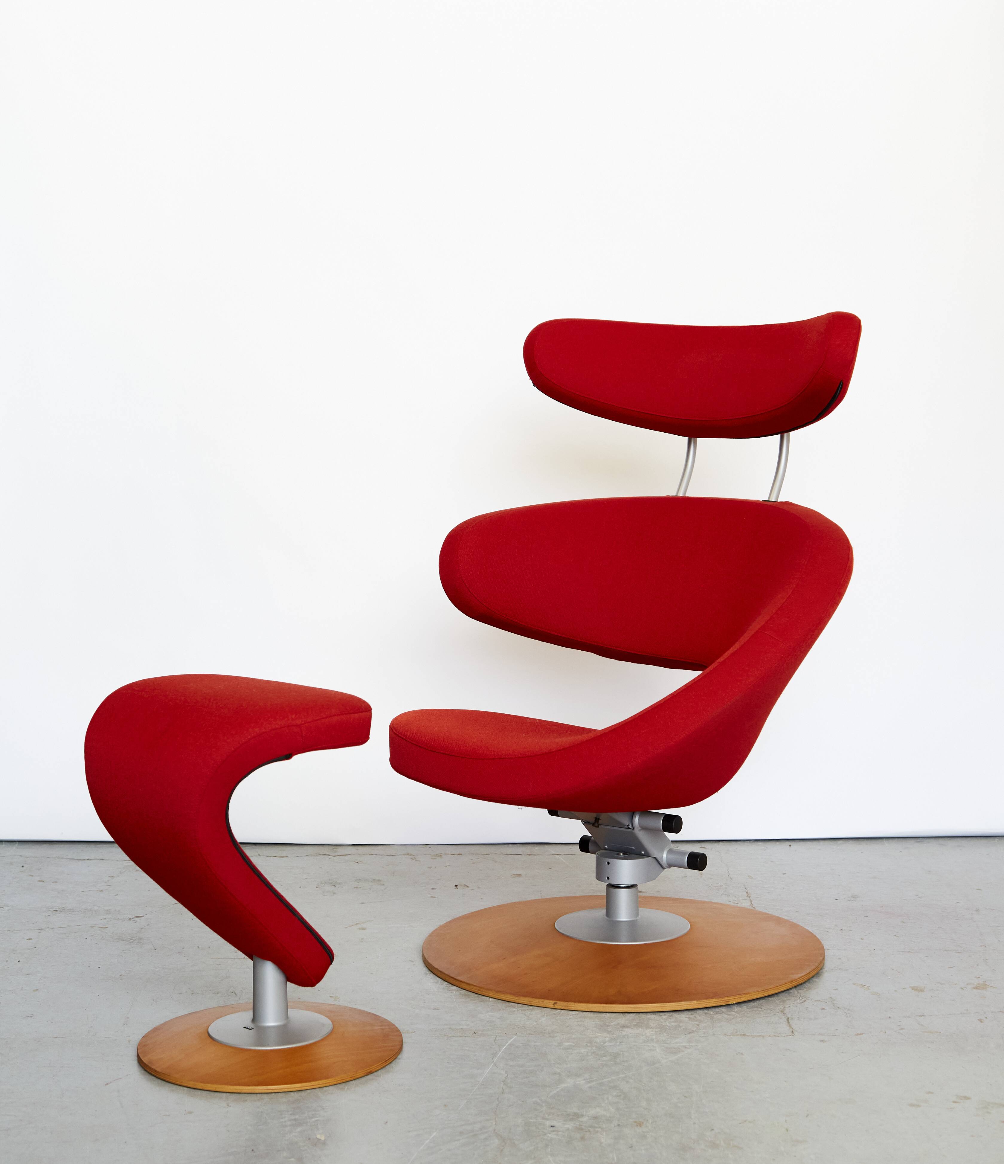 Lounge Chair & Ottoman Peel by Olav Eldøy Asu for Stokke