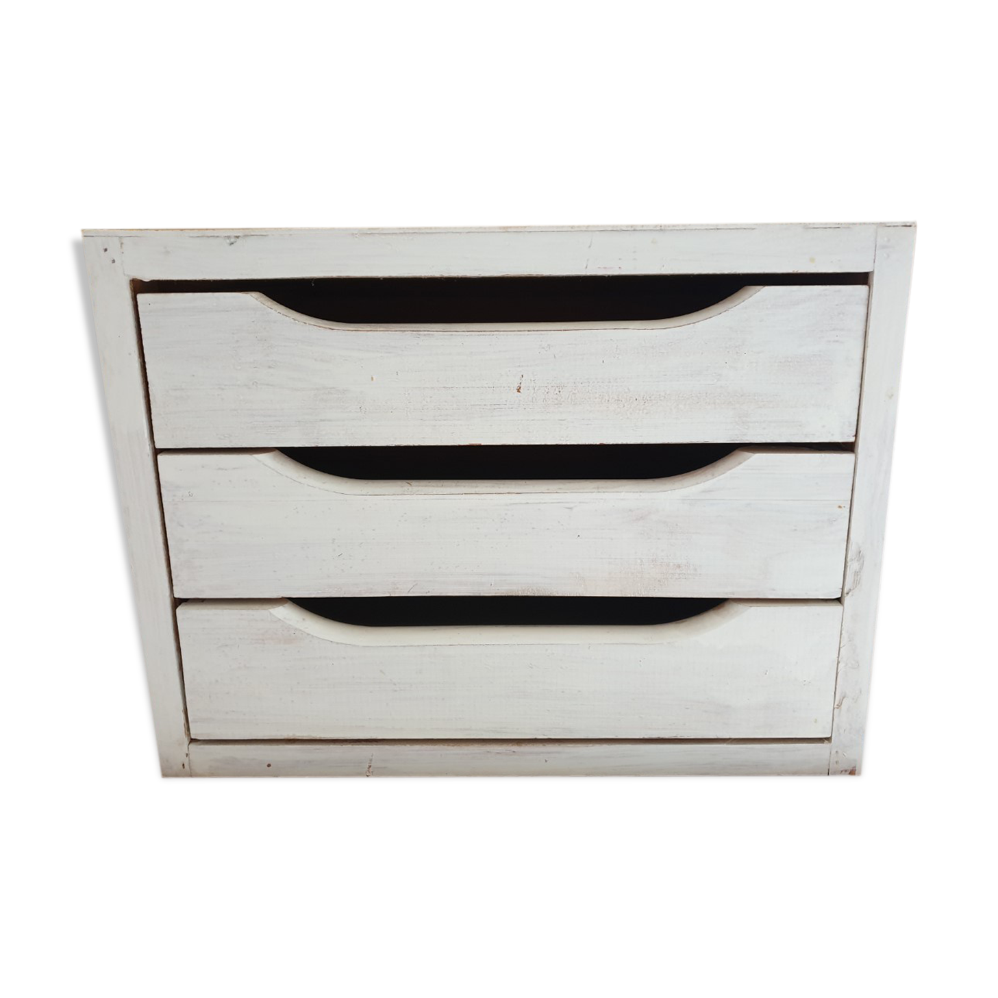 Binder with wooden backrest