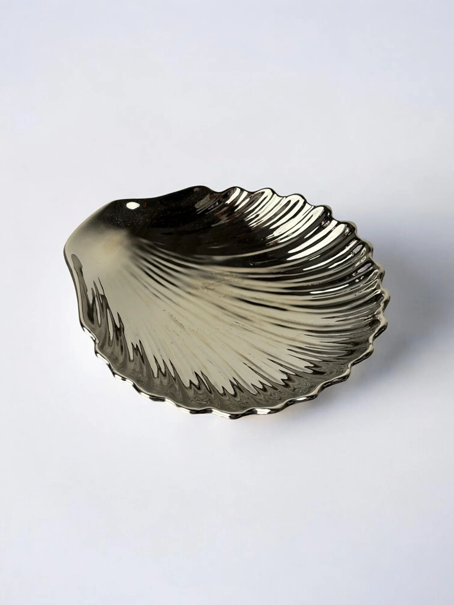 Shell catchall in ceramic, Italy, 1980s