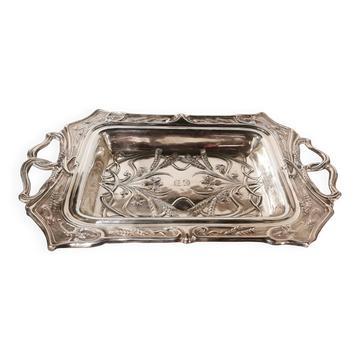 Art Nouveau silver-plated metal centerpiece by Armand Frenais