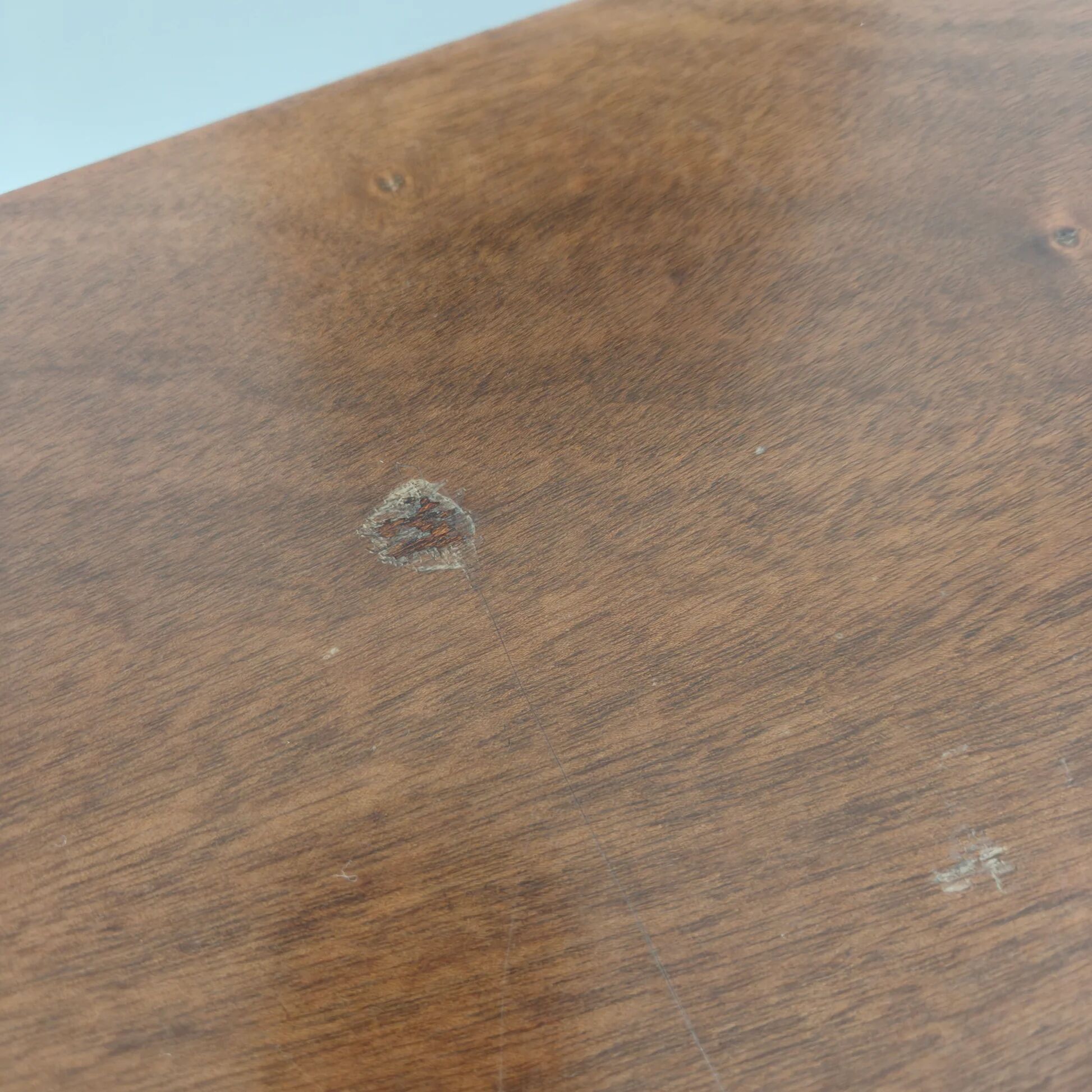 Late 20th century English campaign style desk