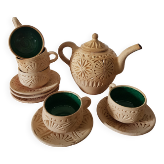 Terracotta tea service