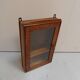 Vintage hanging display cabinet