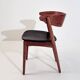 Chaise scandinave vintage en teck