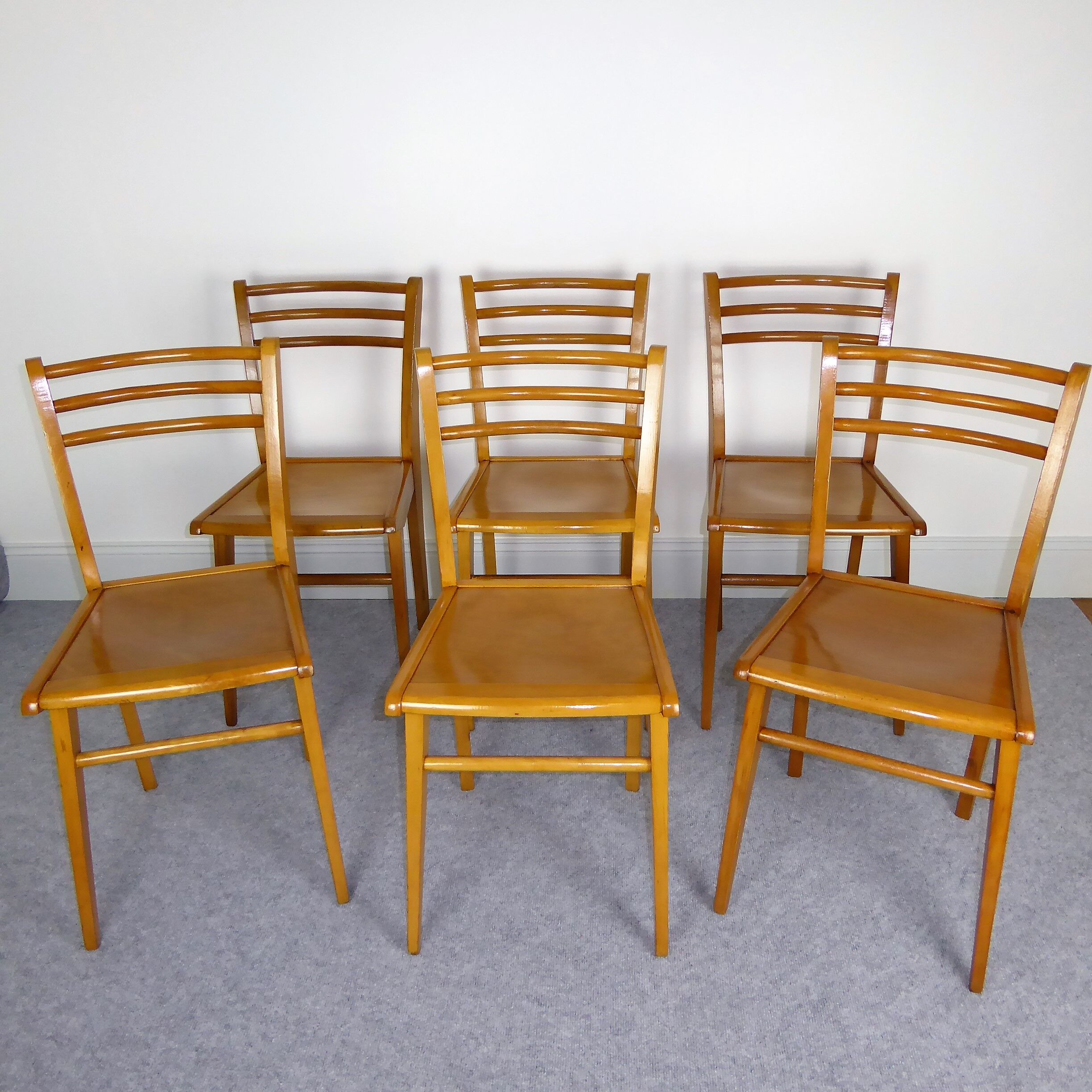 6 Bistro Luterma chairs 1950
