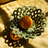 Pichon Uzes Braided Ceramic Fruit Bowl.