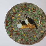 Flat plate Gien Rambouillet partridge