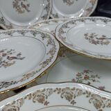 Haviland and SFP dessert service - birds of paradise