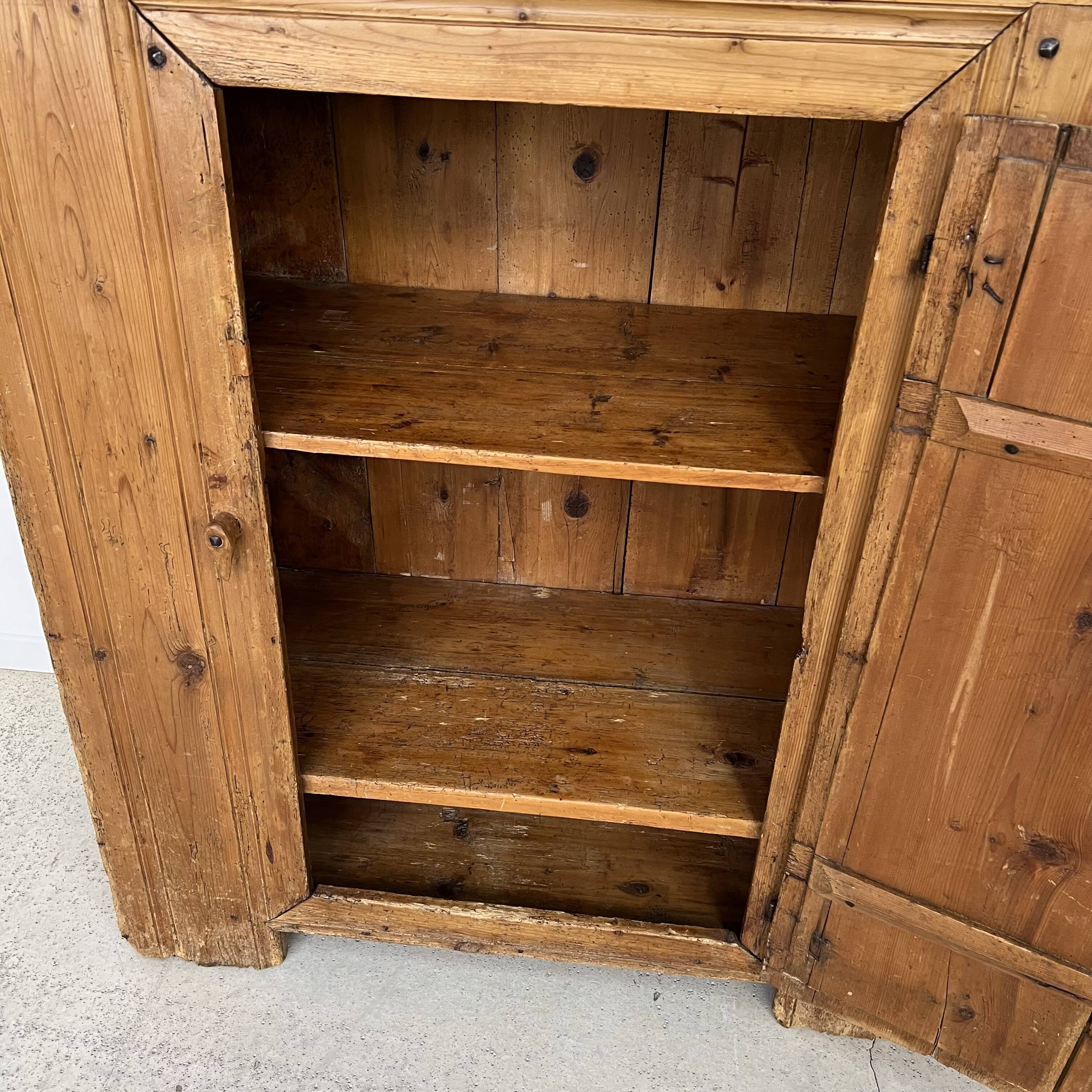 Authentique Meuble Armoire De Montagne, Confiturier, Savoie Alpes Art Alpin Du XVIIIe Siècle