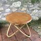 Table basse en rotin diabolo