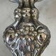 Pair of rococo silver-plated candlesticks