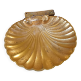 Vintage gilded bronze shell or shell pocket emptier
