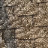 Pair of vintage rope armchairs, wooden frame, Sweden, 1960, Axel Larsson