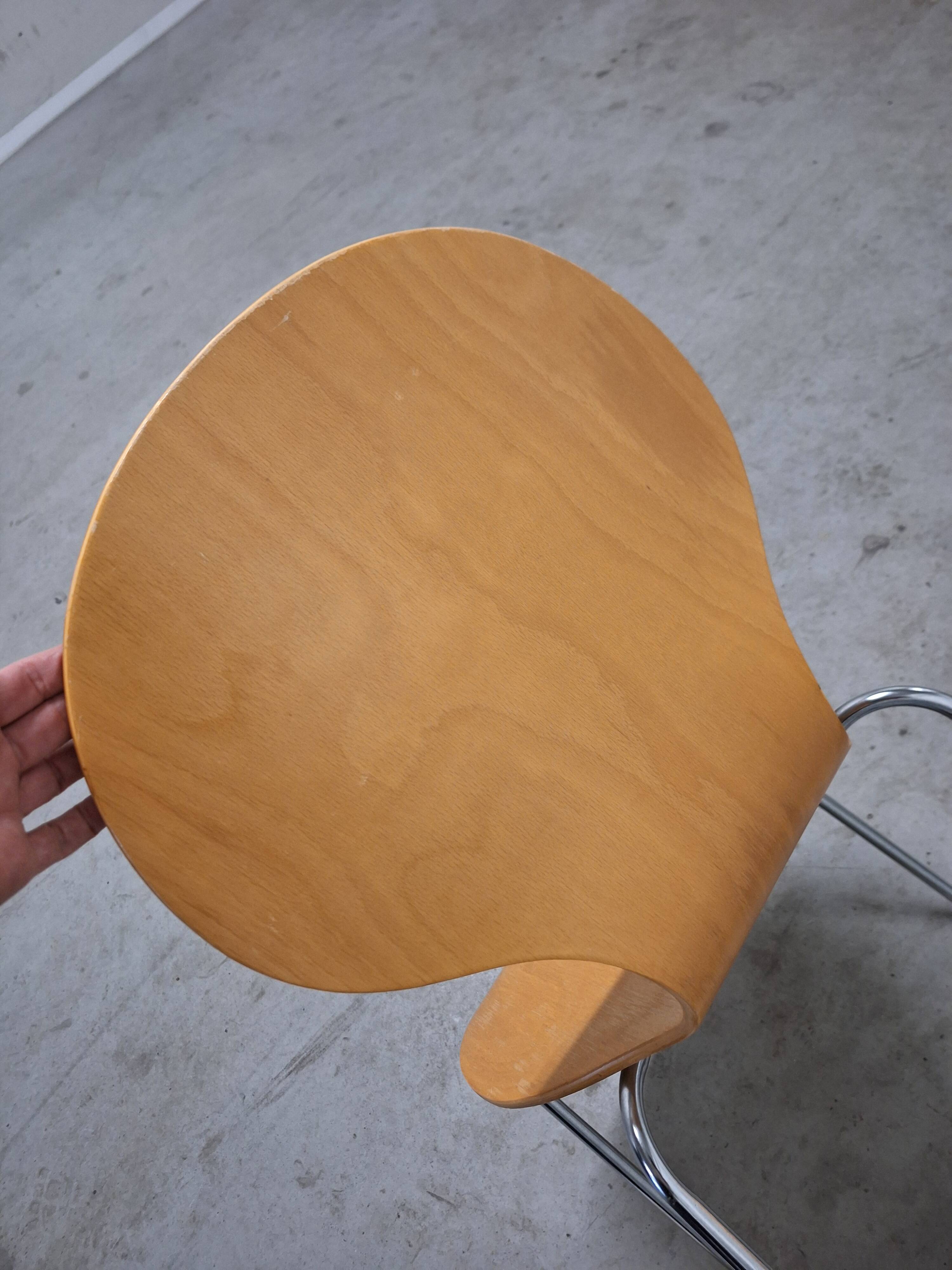 Pair of Vintage Wooden Chairs