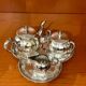 WMF tea set, silver-plated metal, 4 pieces