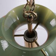 Suspension Kaiser Leuchten avec verre de Murano.