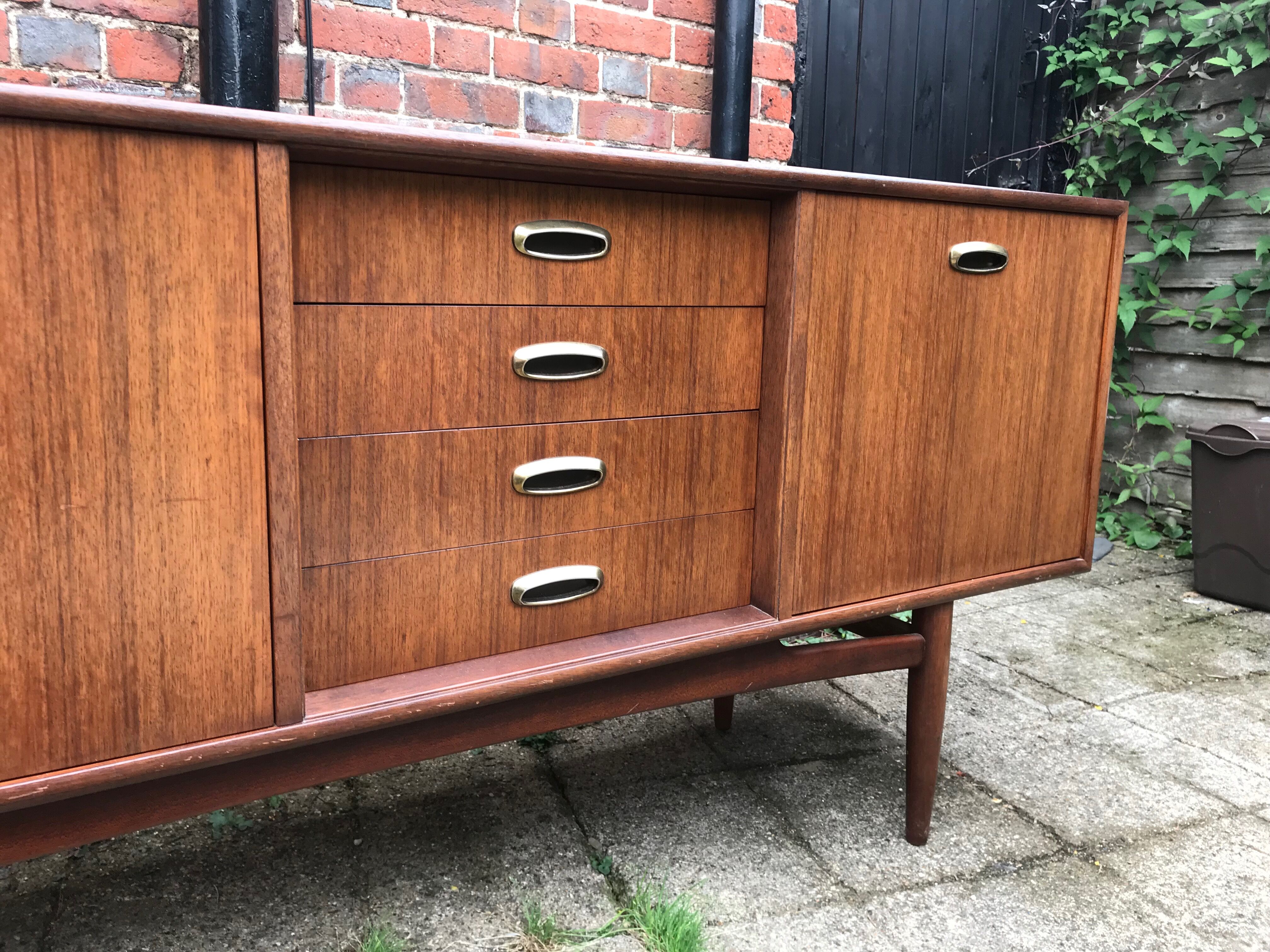 Mid-Century Model 4048 Scandi Sideboard by Victor Wilkins for G-Plan